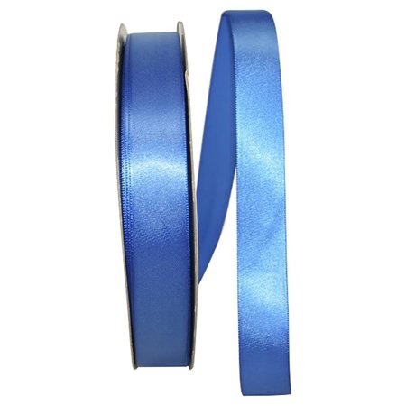 RELIANT RIBBON 0.875 in. 100 Yards Single Face Satin Ribbon, Royal 5150-050-05C